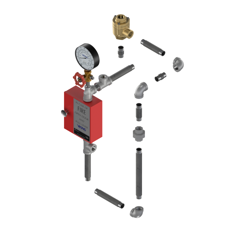 Pneumatic Releasing Trim (deluge and single interlock preaction)