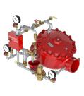 Pilot Regulating Horizontal Trim for 6" (DN150) Model J Flow Control Valve